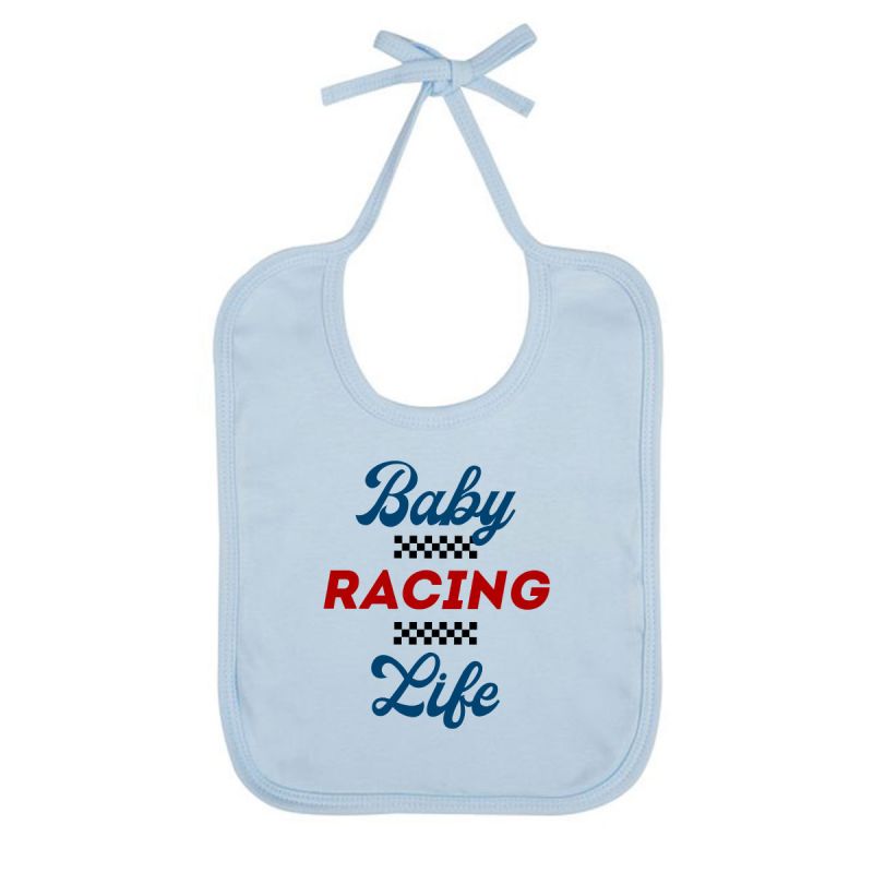 Bavoir Bio "Baby Racing Life"