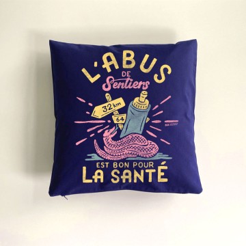 Coussin L'Abus de sentiers