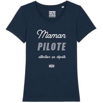 TSHIRT "MAMAN PILOTE" Femme