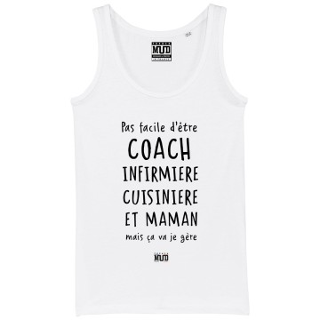 Debardeur COACH INFIRMIERE MAMAN