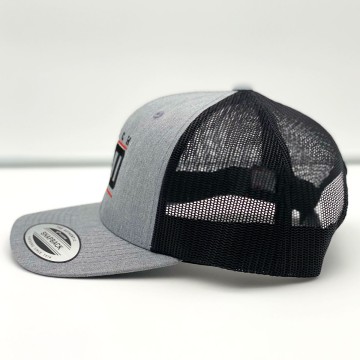 Casquette Trucker Pro Model Gris Chine et Noir