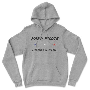 HOODIE "PAPA PILOTE" Homme