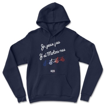 HOODIE "JE PEUX PAS J'AI MOTOCROSS" Homme
