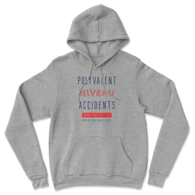 HOODIE "POLYVALENT NIVEAU ACCIDENTS" Homme HOODIE "POLYVALENT NIVEAU ACCIDENTS" Homme