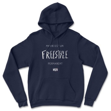 HOODIE "FREESTYLE PERMANENT" Homme 