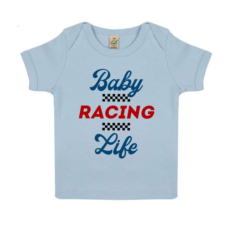 TSHIRT "BABY RACING LIFE" Bebe BIO