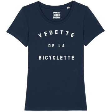 TSHIRT "VEDETTE DE LA BICYCLETTE" Femme