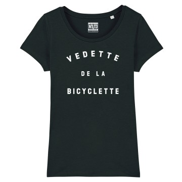 TSHIRT "VEDETTE DE LA BICYCLETTE" Femme