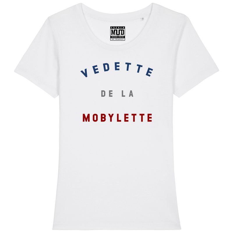 TSHIRT "VEDETTE DE LA MOBYLETTE" Femme