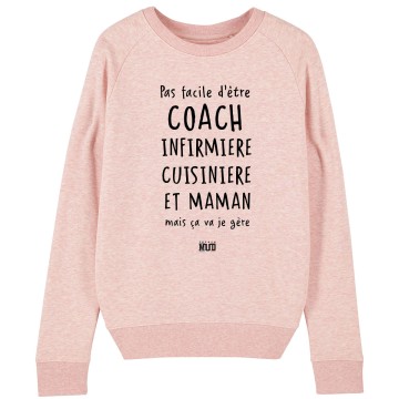 Sweat COACH INFIRMIERE MAMAN