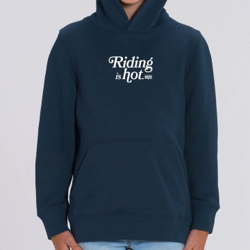 HOODIE "RIDING IS HOT" Enfant