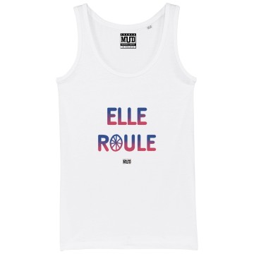 DEBARDEUR "ELLE ROULE" Femme