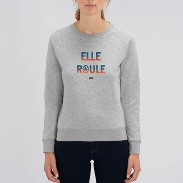 SWEAT "ELLE ROULE" Femme