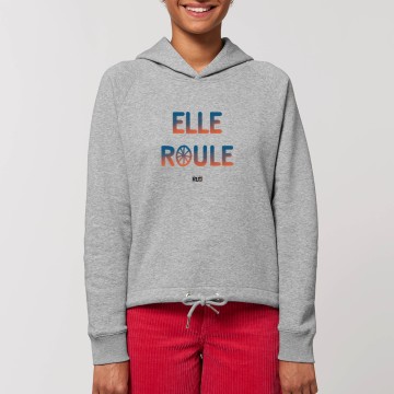 HOODIE "ELLE ROULE" Femme