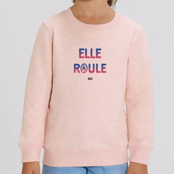 SWEAT "ELLE ROULE" Enfant