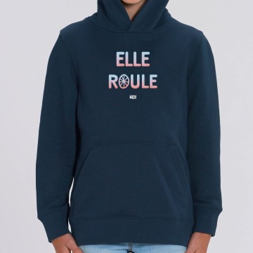HOODIE "ELLE ROULE" Enfant