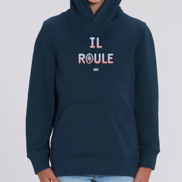 HOODIE "IL ROULE" Enfant