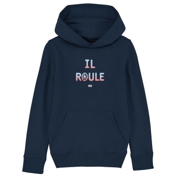 HOODIE "IL ROULE" Enfant