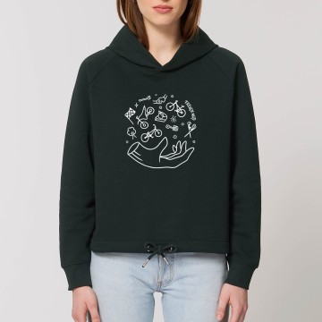 HOODIE "GALAXIE FRENCH MUD" Femme