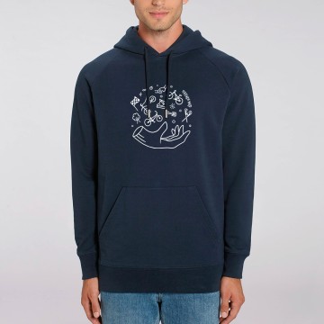 HOODIE "GALAXIE FRENCH MUD" Homme