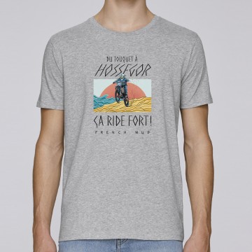 TSHIRT "TOUQUET HOSSEGOR ÇA RIDE FORT" Homme