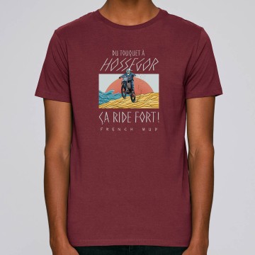 TSHIRT "TOUQUET HOSSEGOR ÇA RIDE FORT" Homme