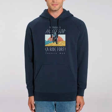 HOODIE "TOUQUET HOSSEGOR ÇA RIDE FORT" Homme