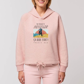 HOODIE "TOUQUET HOSSEGOR ÇA RIDE FORT" Femme