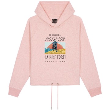 HOODIE "TOUQUET HOSSEGOR ÇA RIDE FORT" Femme