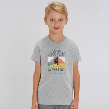 TSHIRT "TOUQUET HOSSEGOR ÇA RIDE FORT" Enfant