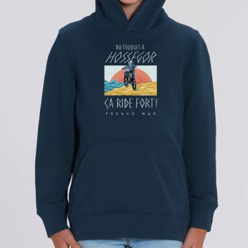 HOODIE "TOUQUET HOSSEGOR ÇA RIDE FORT" Enfant