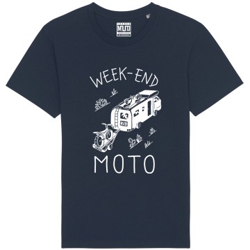 TSHIRT "WEEK END MOTO" Homme