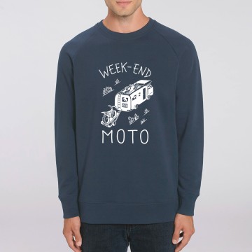 SWEAT "WEEK END MOTO" Homme