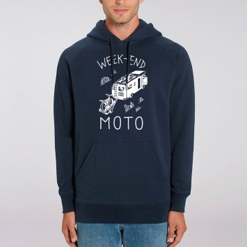 HOODIE "WEEK END MOTO" Homme