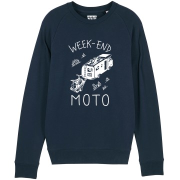 SWEAT "WEEK END MOTO" Femme