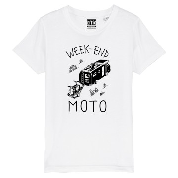 TSHIRT "WEEK END MOTO" Enfant