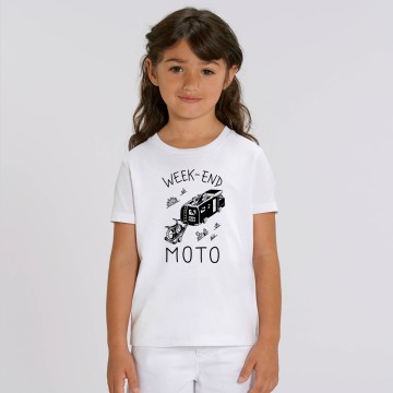 TSHIRT "WEEK END MOTO" Enfant