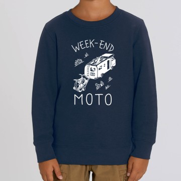 SWEAT "WEEK END MOTO" Enfant