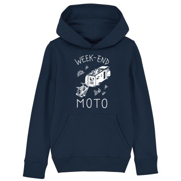 HOODIE "WEEK END MOTO" Enfant