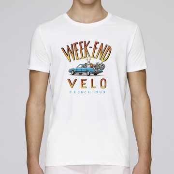 TSHIRT "WEEK END VELO" Homme