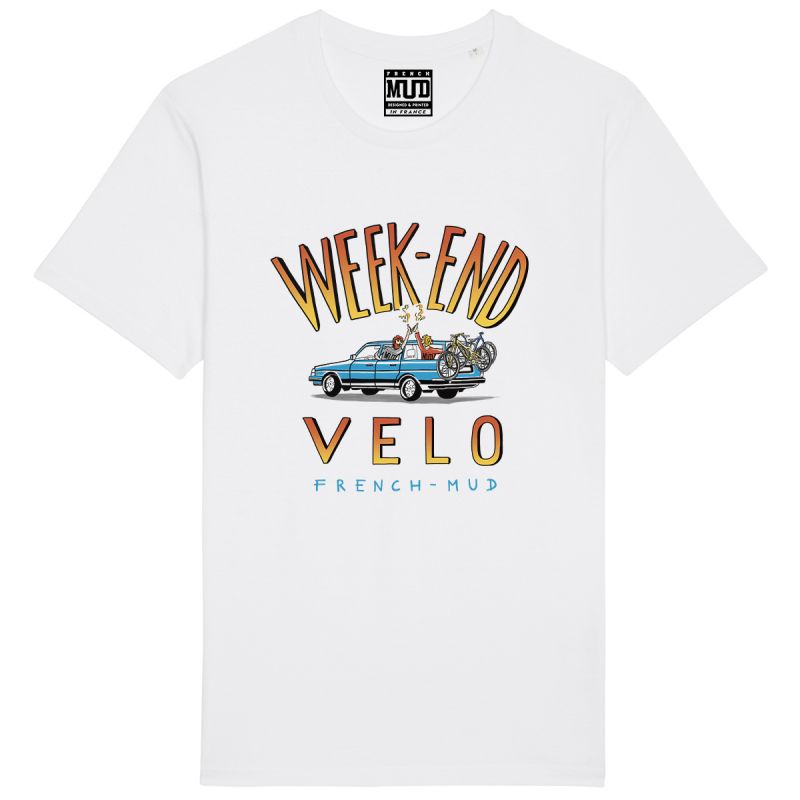 TSHIRT "WEEK END VELO" Homme