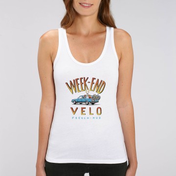 DEBARDEUR "WEEK END VELO" Femme