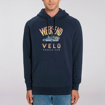 HOODIE "WEEK END VELO" Homme