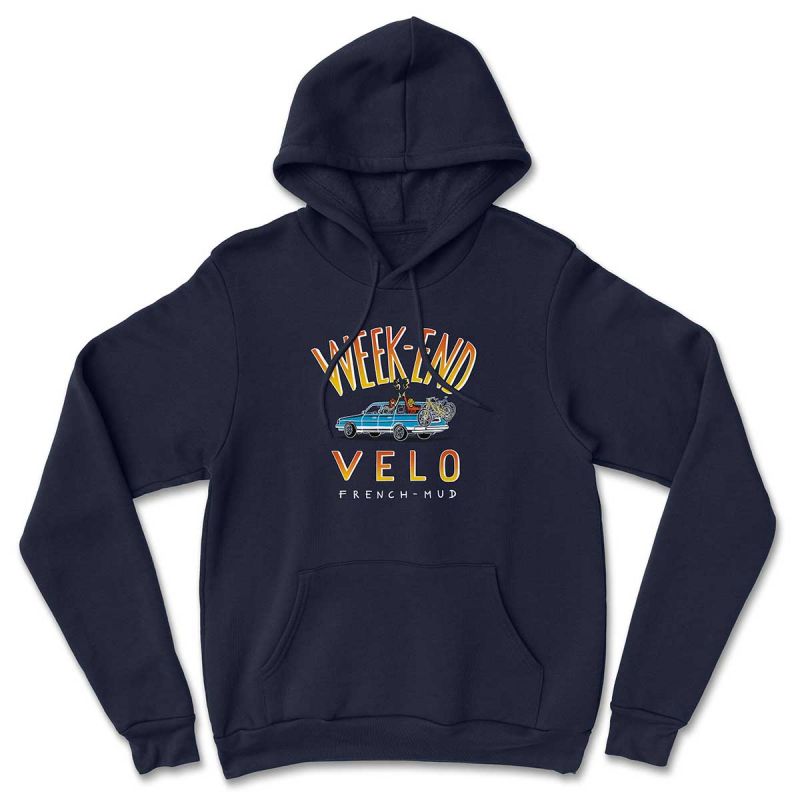 HOODIE "WEEK END VELO" Homme