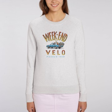 SWEAT "WEEK END VELO" Femme