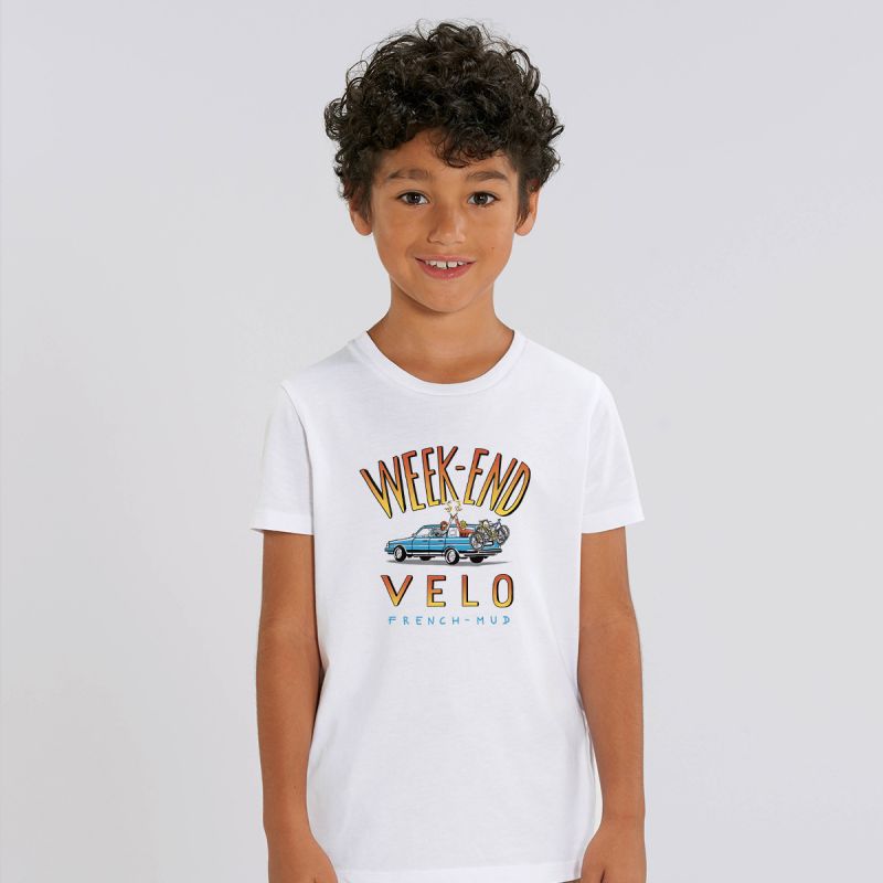 TSHIRT "WEEK END VELO" Enfant