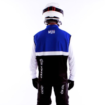 Veste sans manche Enduro French-MUD Blue Crew bodywarmer