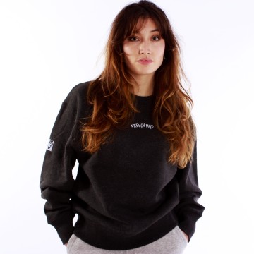 Sweat Oversized Hiver Gris...