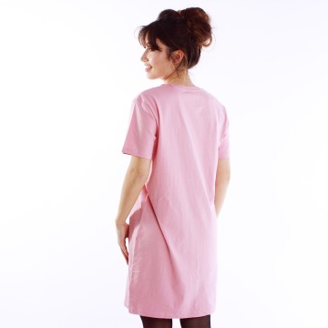 Robe Tshirt Femme rose canyon