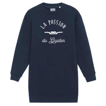 ROBE SWEAT "LA PASSION DU GUIDON" Femme